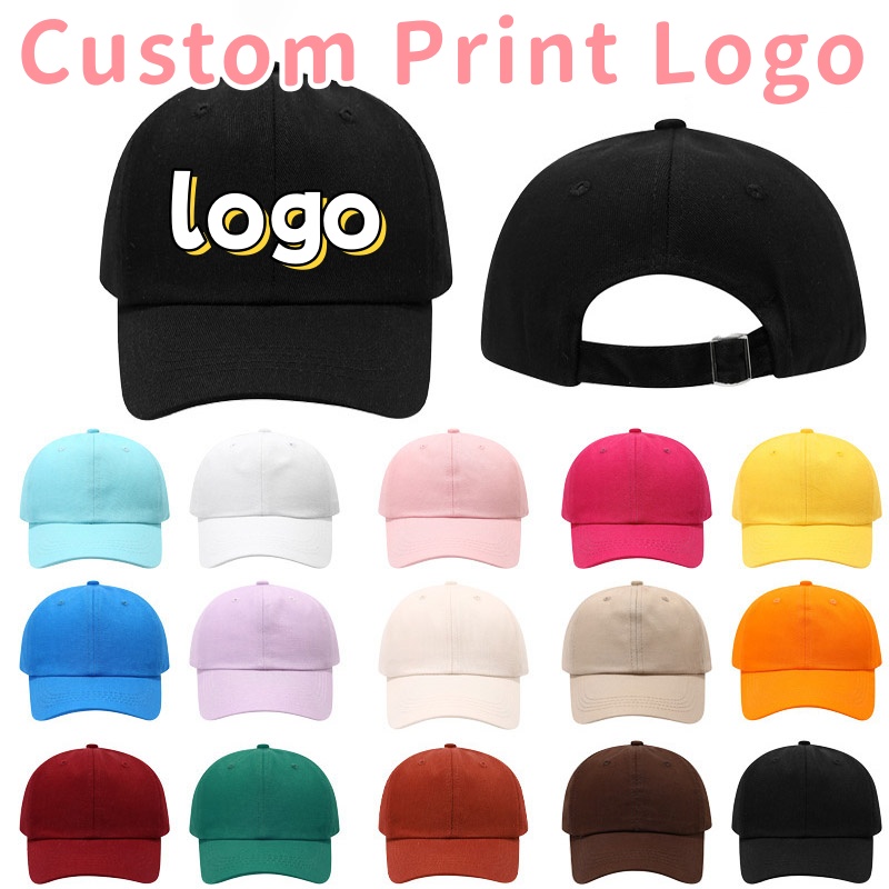 Company Profile Printing - Custom Printed Logo Pure Cotton Baseball