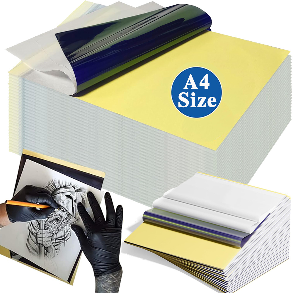 White Toner Transfer Paper - Tattoo Transfer Paper A4 Size Carbon