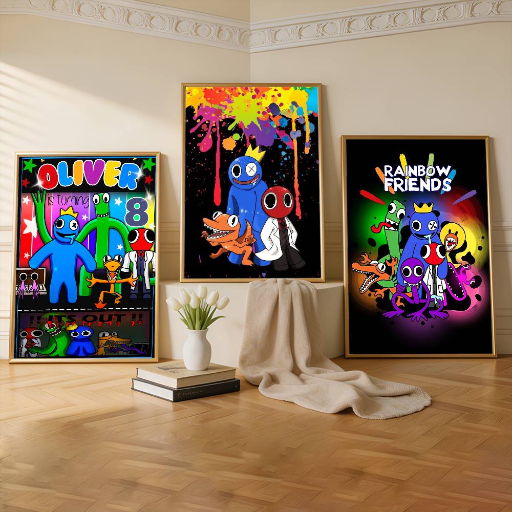 Commercial Printing & Graphics - R-Rainbow Friends Toy Movie Sticky Premium