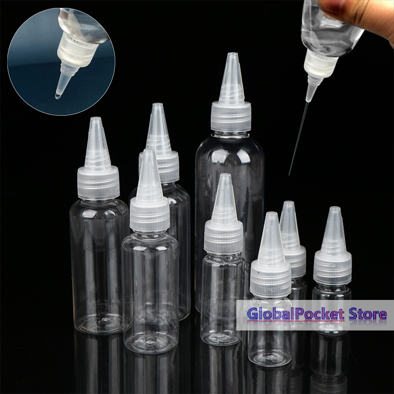 Sublimation Ink 100Ml - 3-100ml Empty Dropper Bottle Transparent Plastic