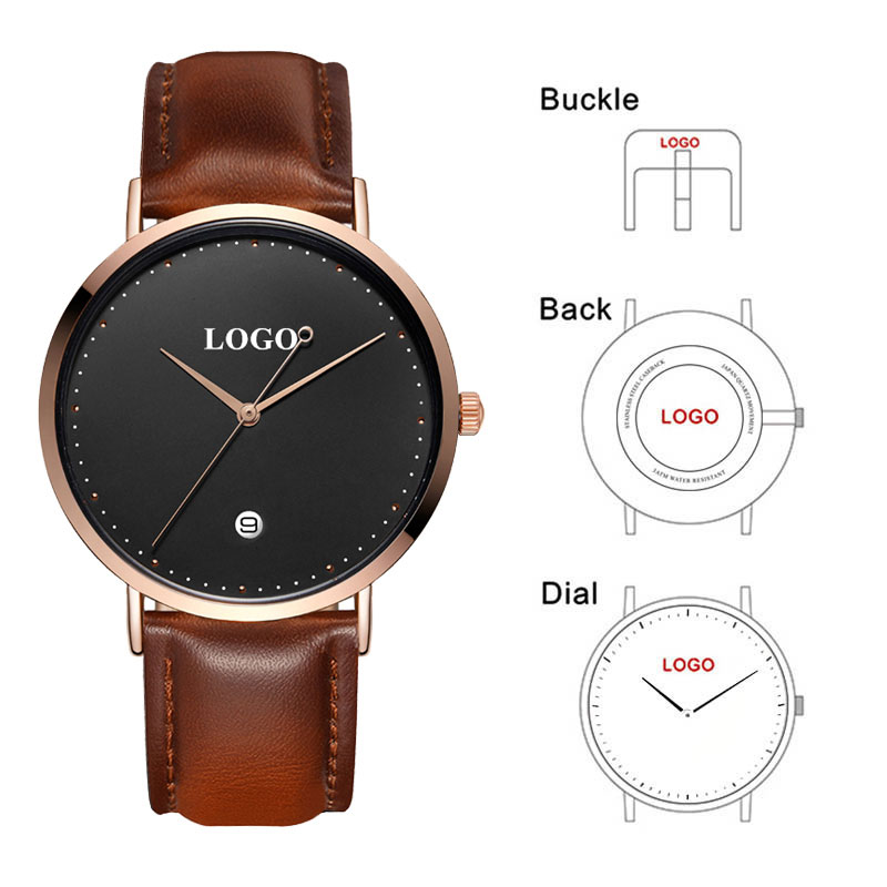 Company Profile Printing - CL026 Black Rose Gold Build Brand