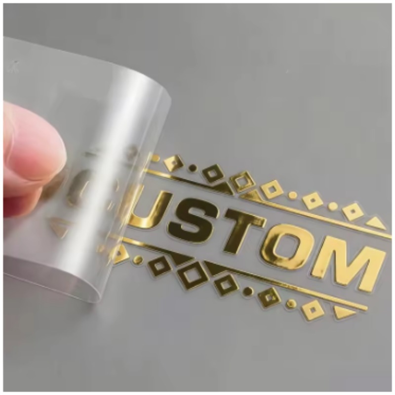 Custom 3D Gold Transfer Sticke – Company Profile Printing recenzja i cena