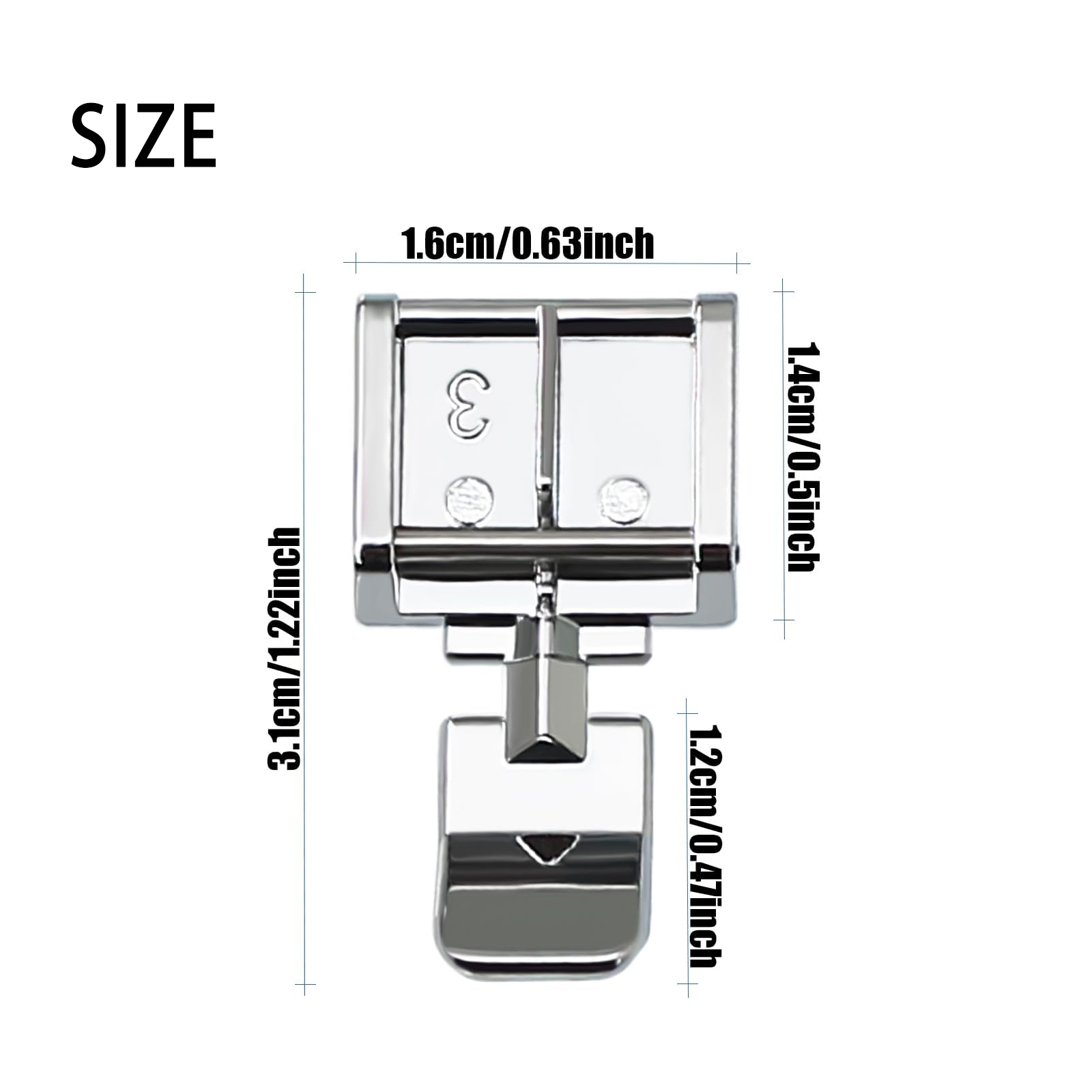 2Pcs #006905008 Zipper Presser – Commercial Embroidery Machine recenzja i cena