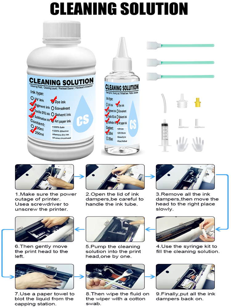 100ML Power Cleaning Liquid In – Sublimation Ink 100Ml recenzja i cena