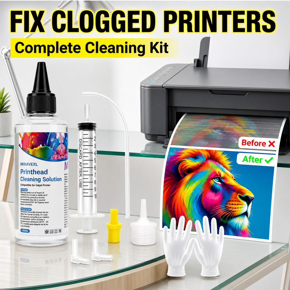 MIRAVEXL Printhead Cleaning So – Sublimation Ink 100Ml recenzja i cena