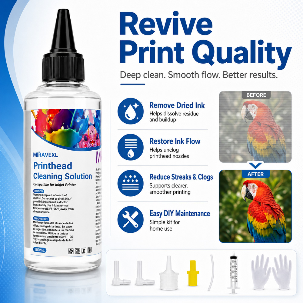 MIRAVEXL Printhead Cleaning So – Sublimation Ink 100Ml recenzja i cena