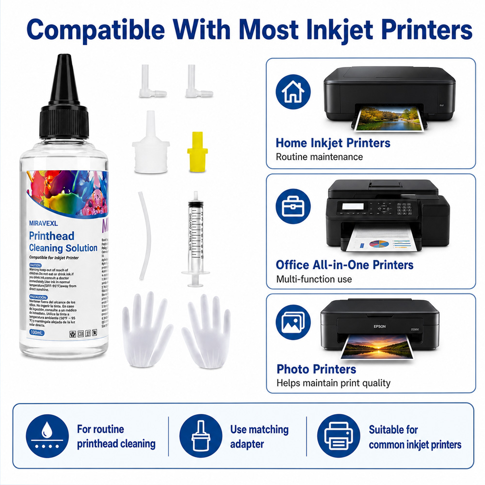 MIRAVEXL Printhead Cleaning So – Sublimation Ink 100Ml recenzja i cena