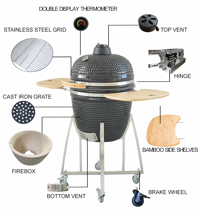 OEM Ceramic Barbecue Grill Cus – Commercial Printing Logo recenzja i cena
