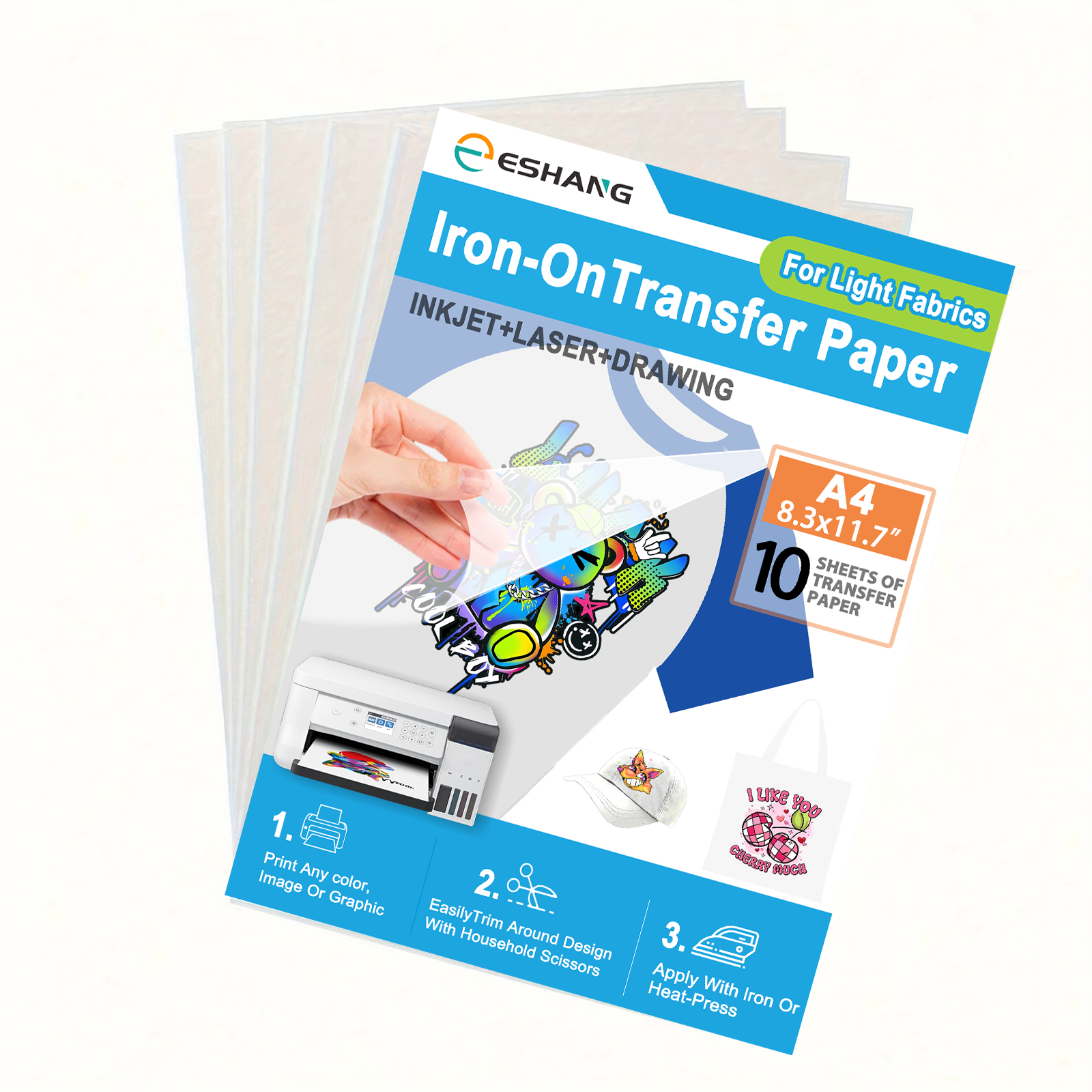 10 sheets of A4 premium heat t – White Toner Transfer Paper recenzja i cena