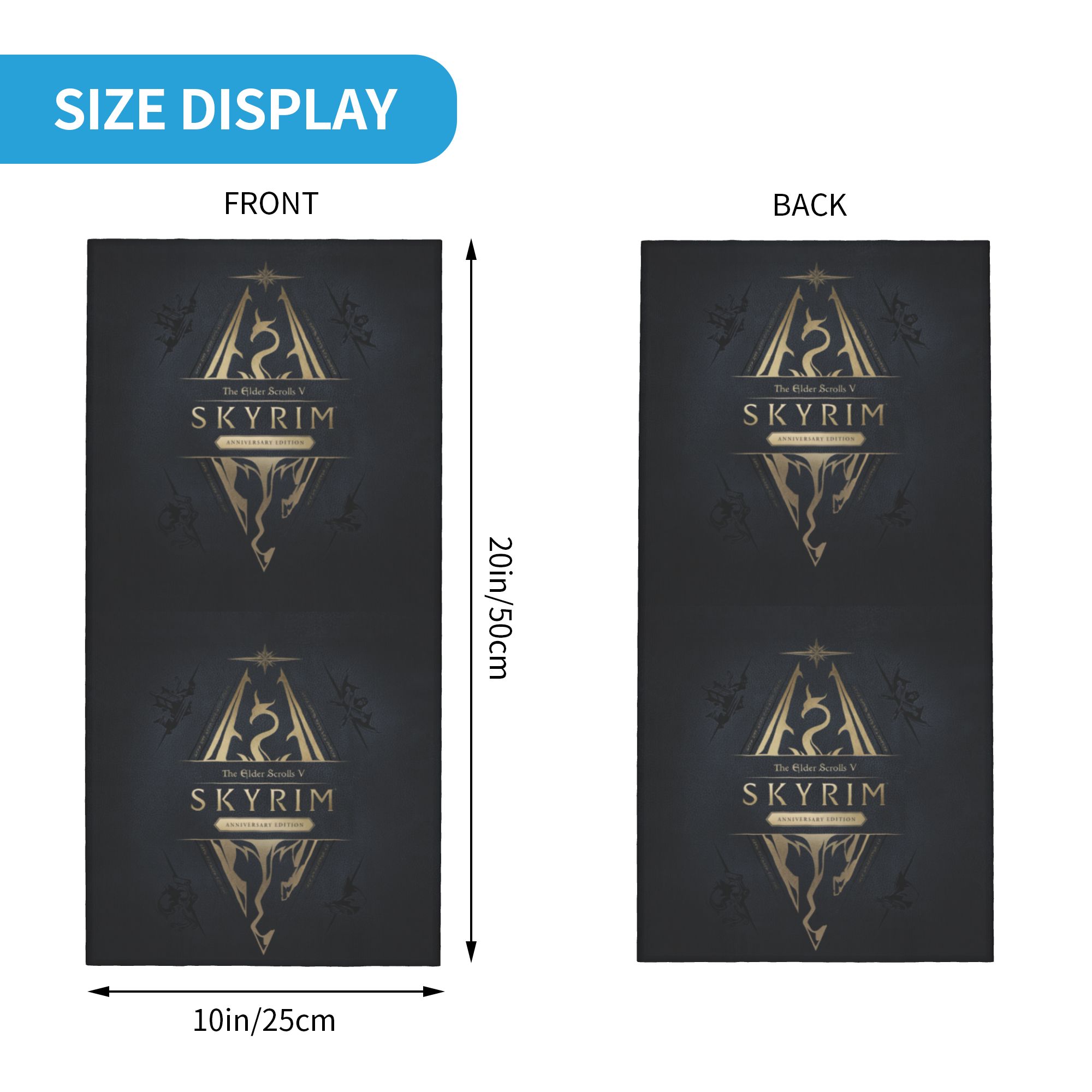 Custom Skyrim Logo Bandana Win – Company Profile Printing recenzja i cena