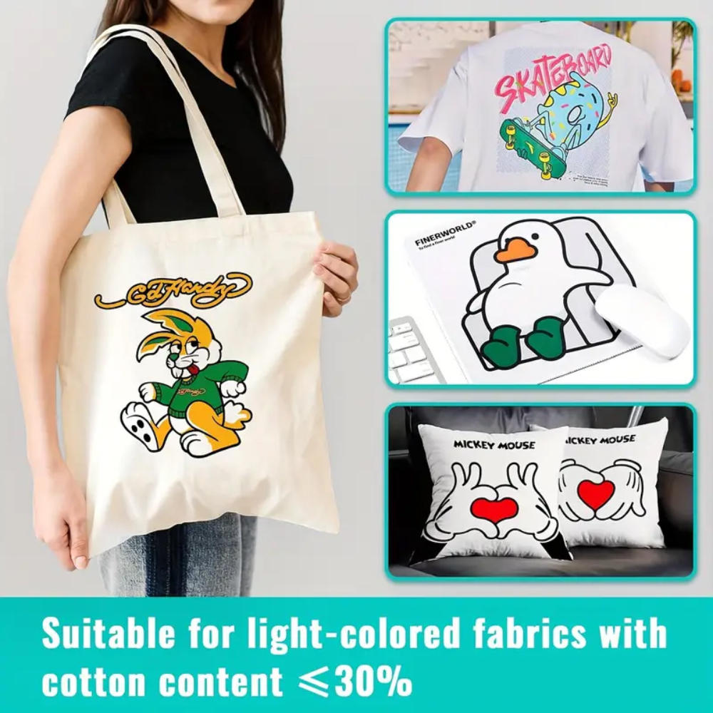 50PCS A4 Sublimation Heat Tran – White Toner Transfer Paper recenzja i cena