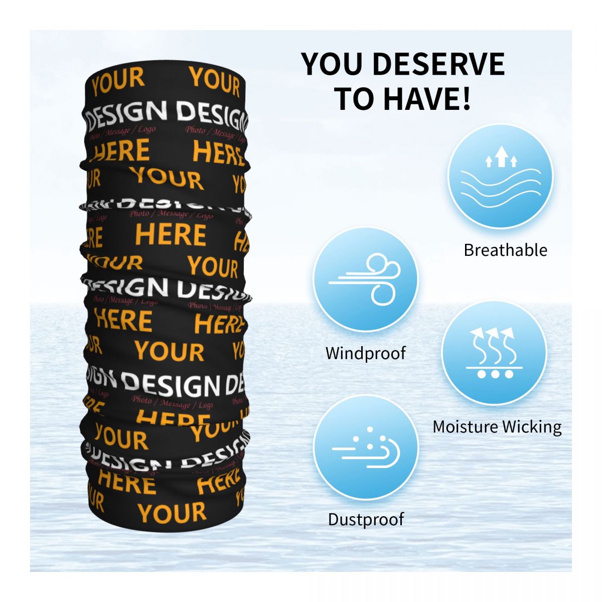 Custom Your Design Here Bandan – Company Profile Printing recenzja i cena