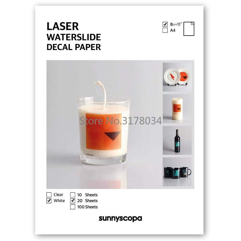 20 Sheets A4 White color Laser – White Toner Transfer Paper recenzja i cena