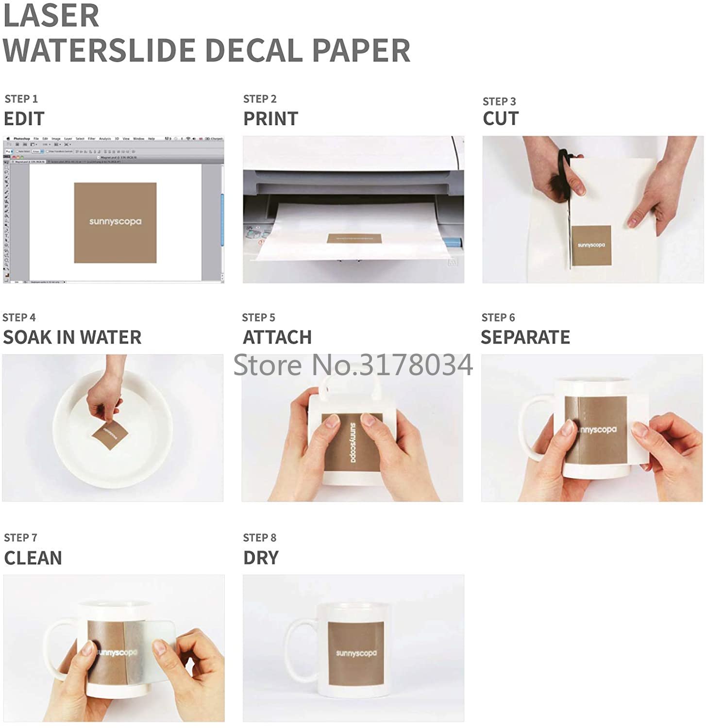 20 Sheets A4 White color Laser – White Toner Transfer Paper recenzja i cena