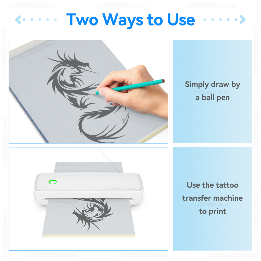 10/20/30/50 Sheets Tattoo Tran – White Toner Transfer Paper recenzja i cena