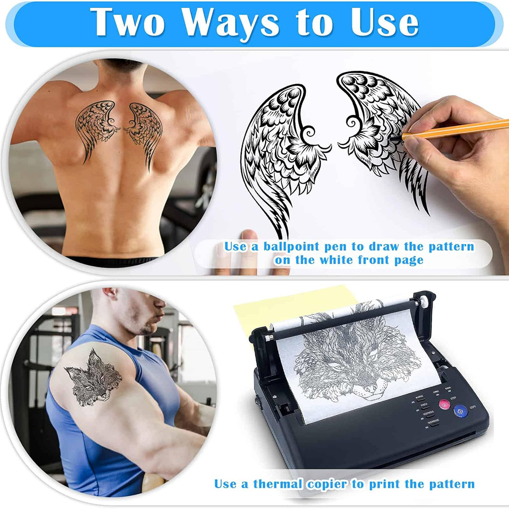 Tattoo Transfer Paper A4 Size  – White Toner Transfer Paper recenzja i cena