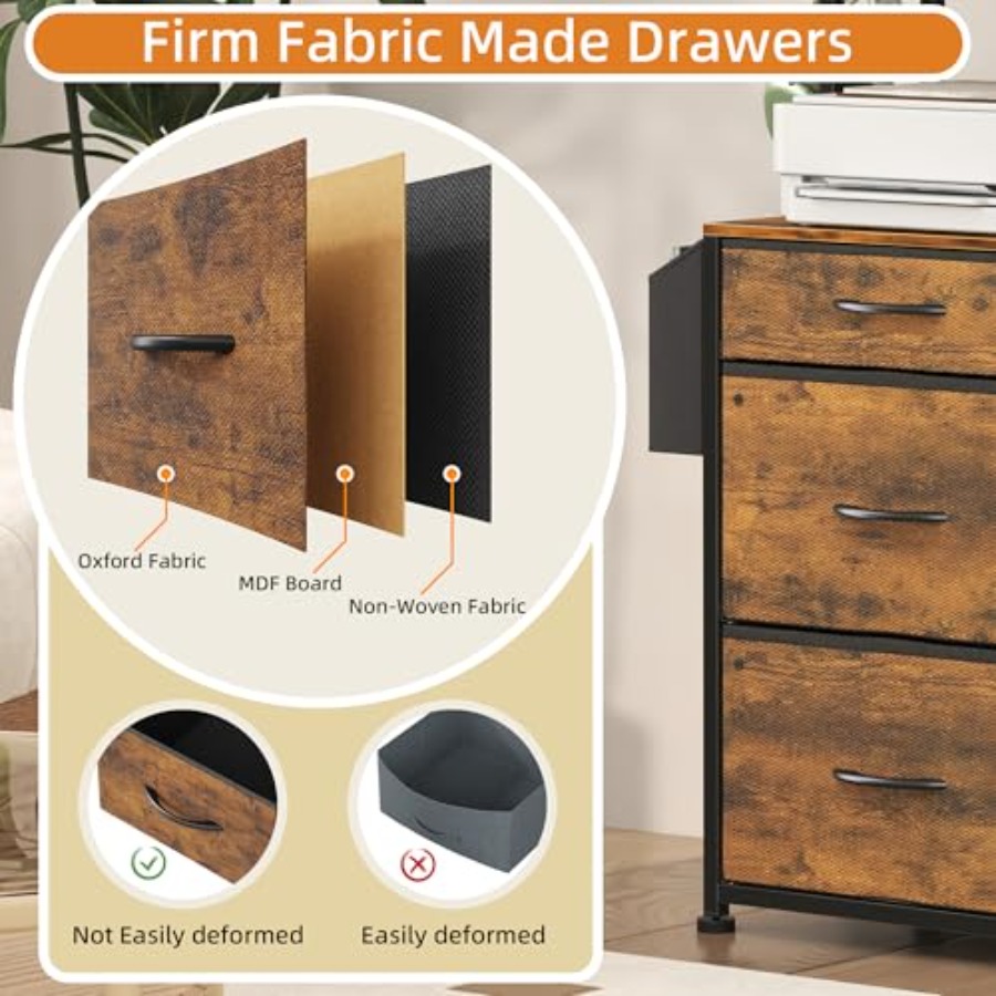 3 Fabric Drawer Tall File Cabi – Commercial Printer recenzja i cena