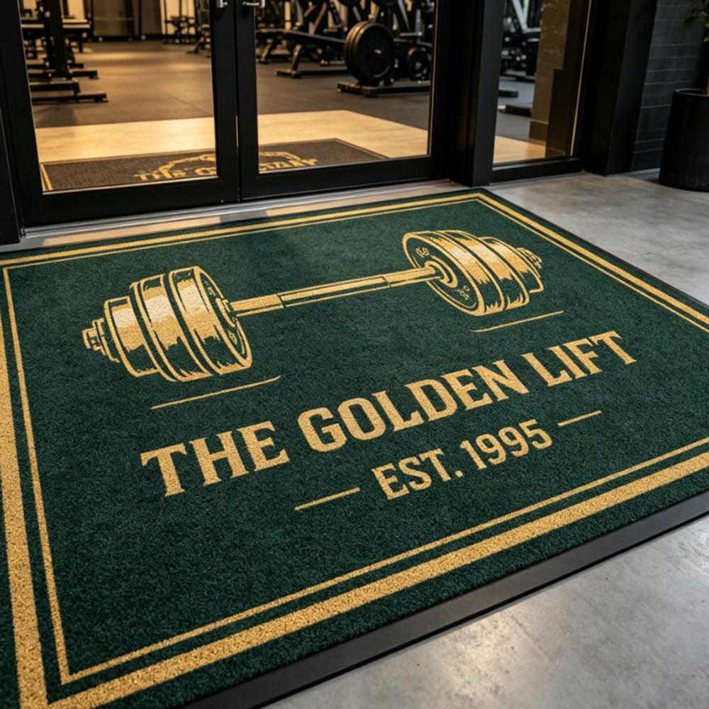 Rug gym custom logo print wate – Commercial Printing Logo recenzja i cena