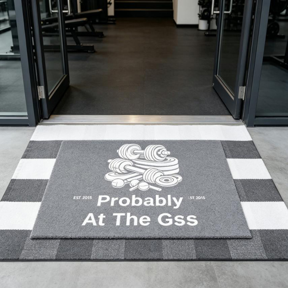 Rug gym custom logo print wate – Commercial Printing Logo recenzja i cena